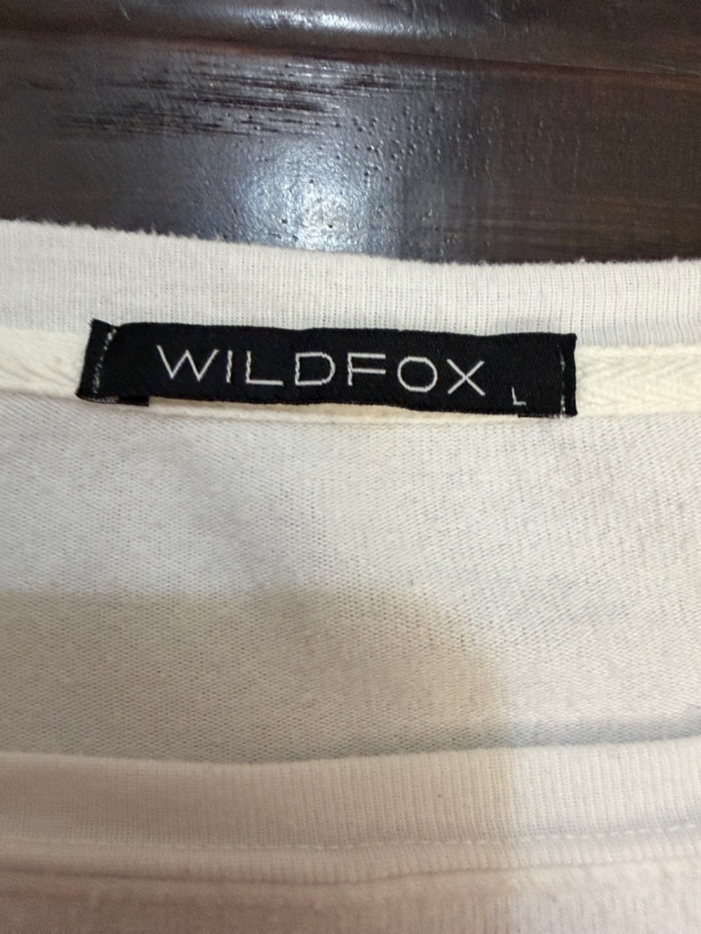 Wildfox White Love Bites Lip Vampire Fangs Baggy Beach Sweater Good Condition - Picture 2 of 9